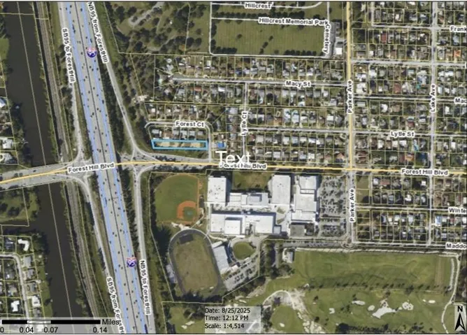 6745 Forest Court Map from PAPA