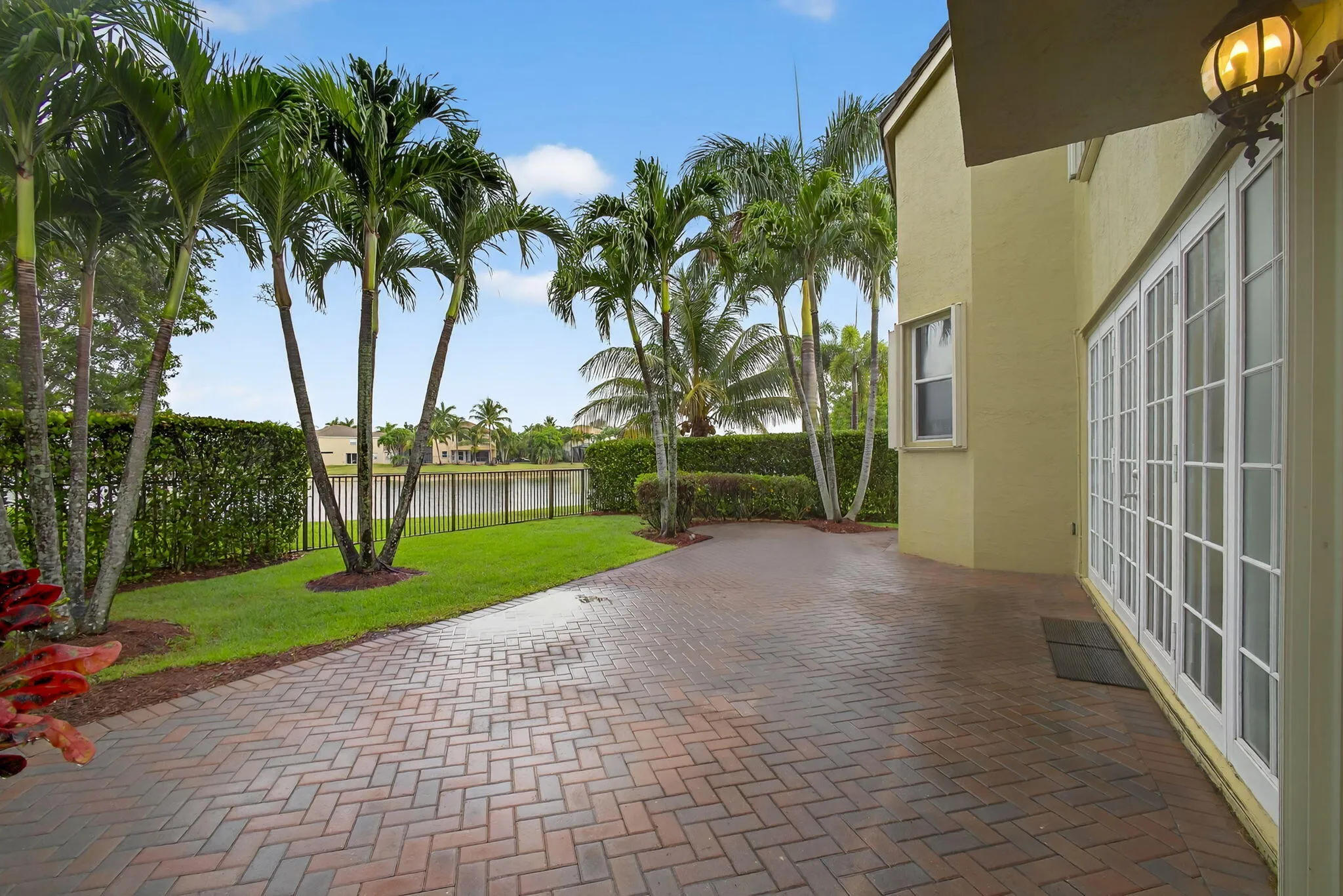 Large patio
