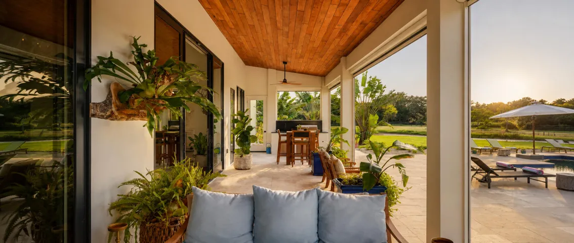 Tropical veranda