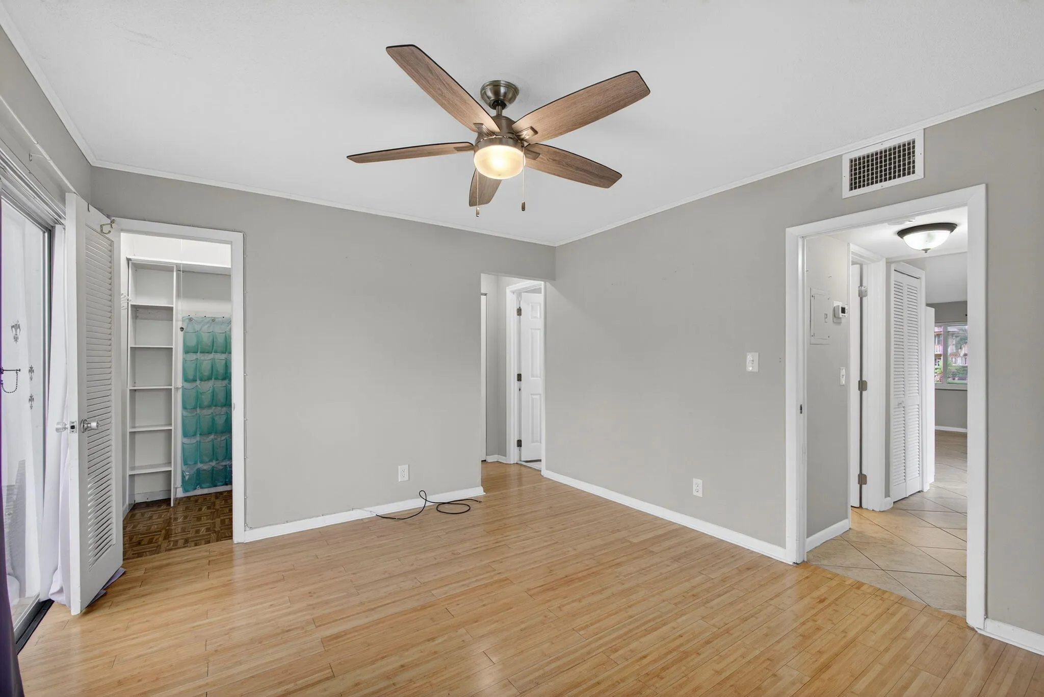 Master Bedroom with walk in closet