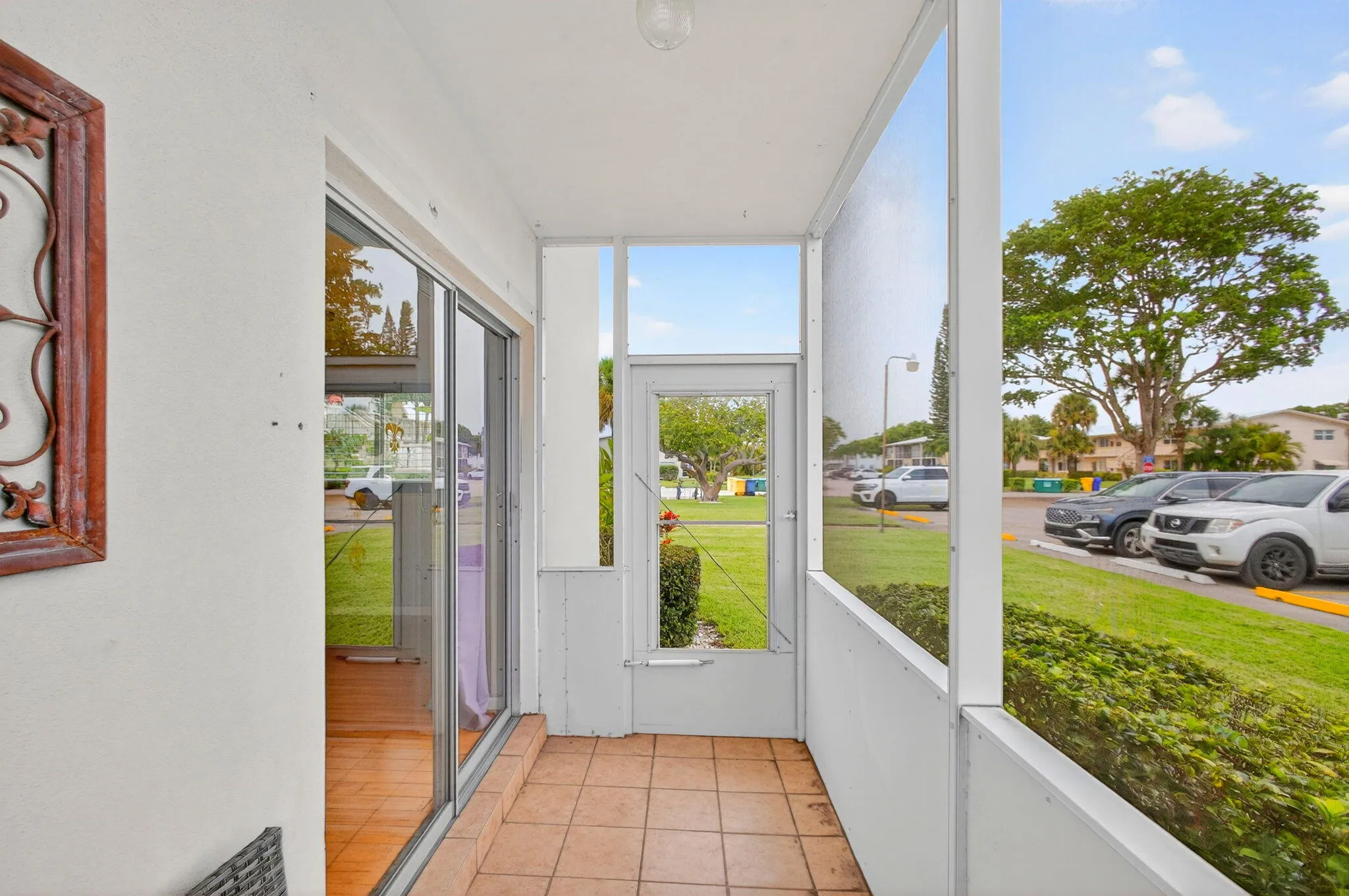 Screened Patio with access door