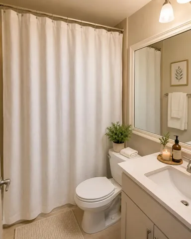 Guest Bathroom Virtually Staged