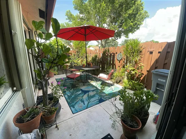 FENCED PATIO