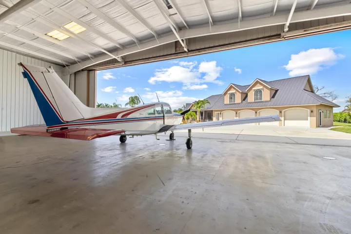 House view from hangar