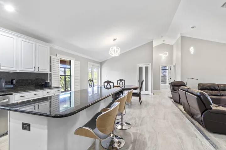 Kitchen to family room