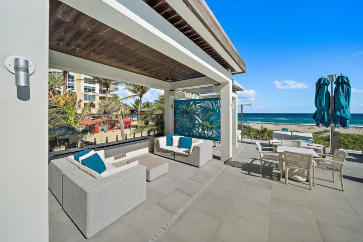 Pool Seating Area