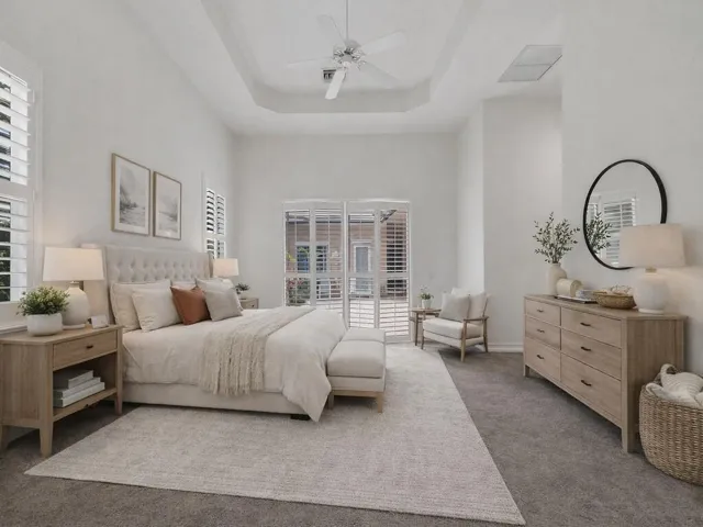 VIRTUALLY STAGED MAIN BEDROOM