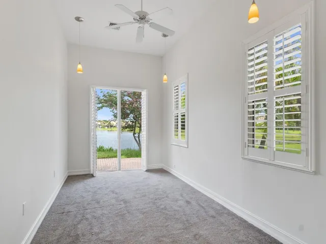 OFFICE OFF MAIN BEDROOM WITH VIEW TO LAKE