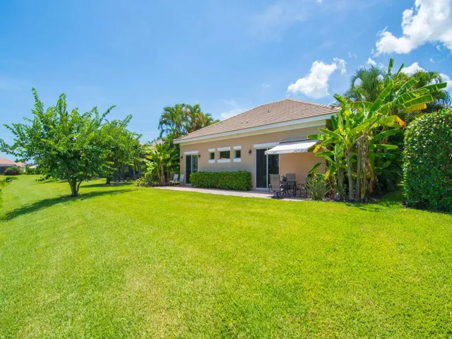 BACK OF HOME AND YARD