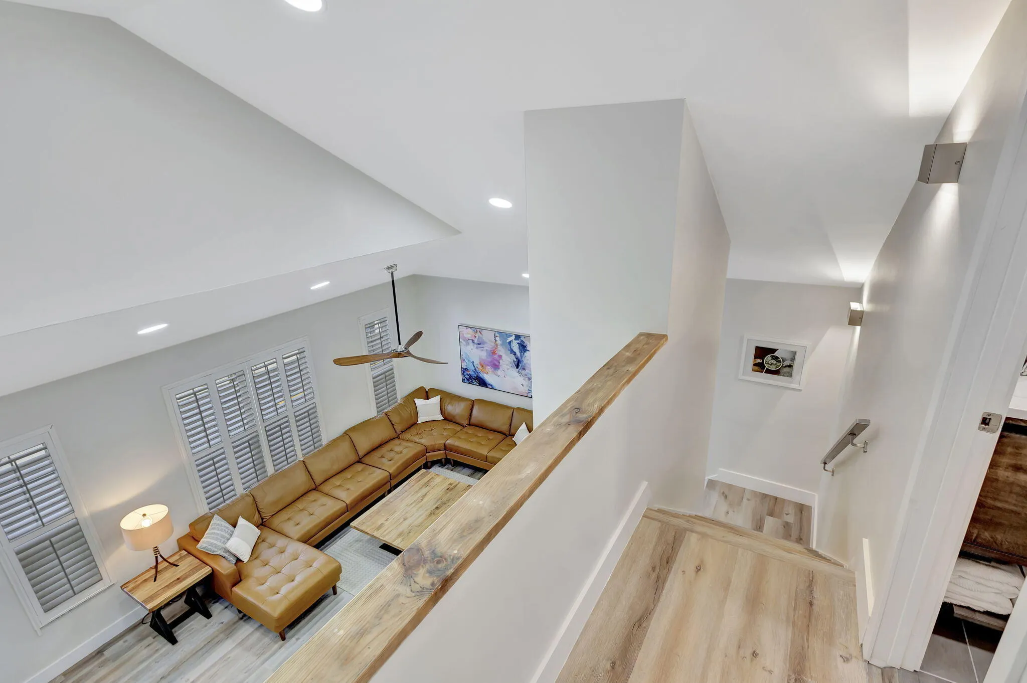 View from upstairs
