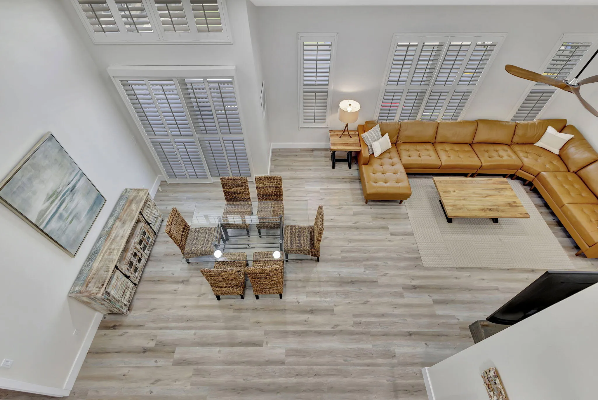 View from upstairs