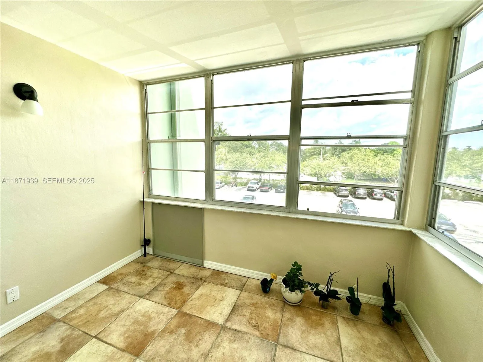 Enclosed patio