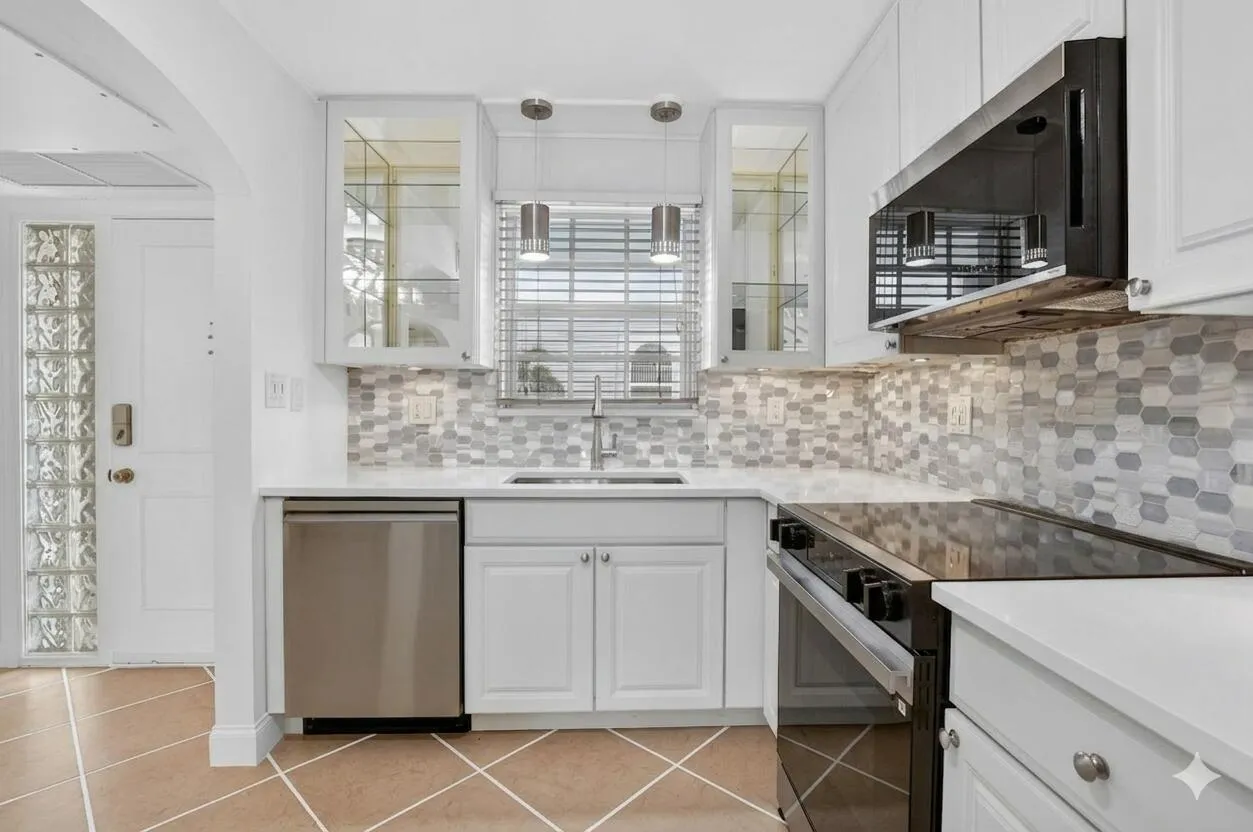Edited Photo Shows Kitchen without personal items