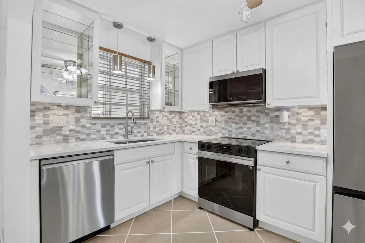 Edited Photo Shows Kitchen without personal items