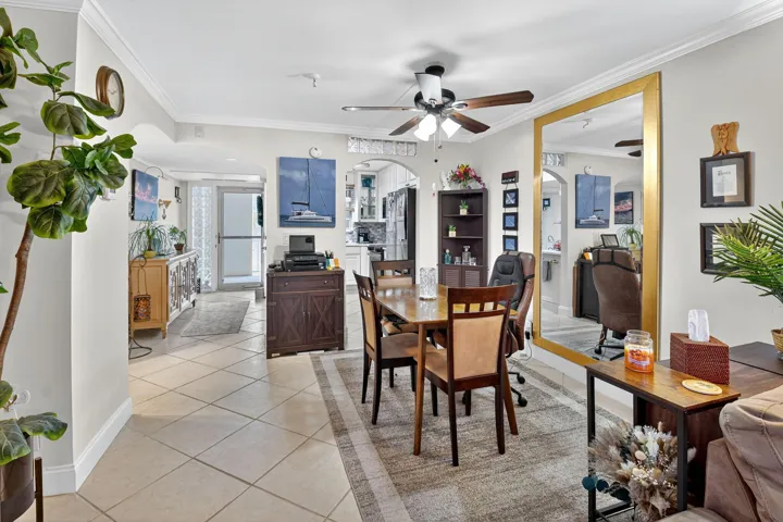 View from Dining Rm to Kitchen