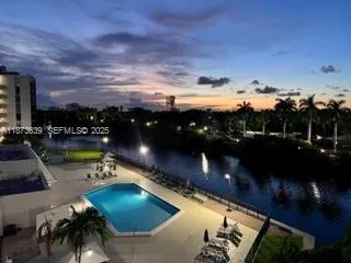 POOL AT NIGHT