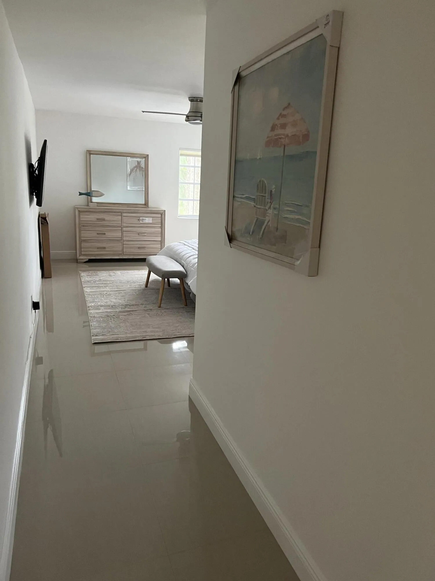 Master with large walk in closet