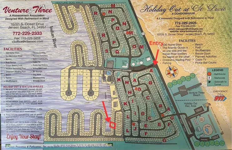 Venture III Map
