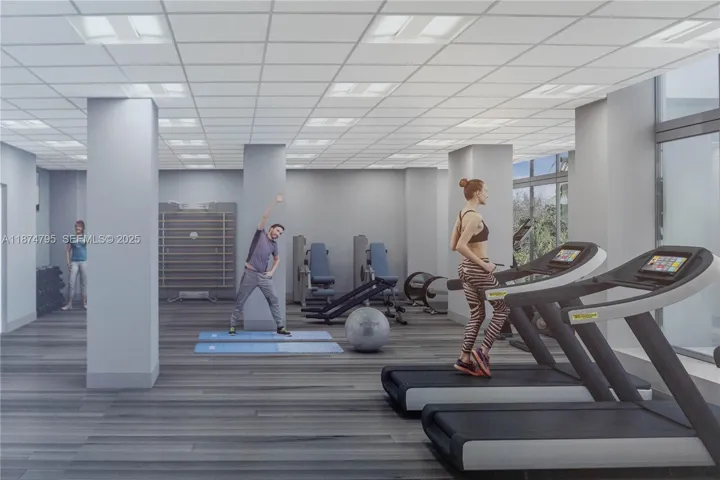 Rendering of new gym