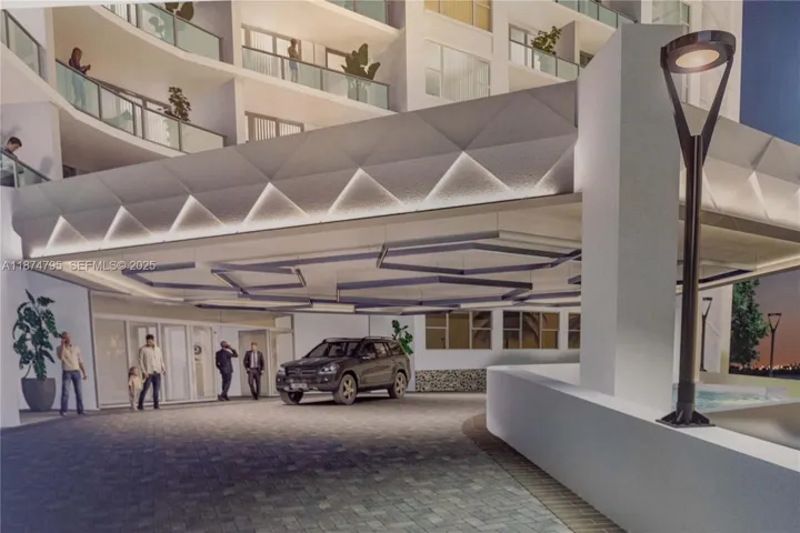 Rendering of new entrance