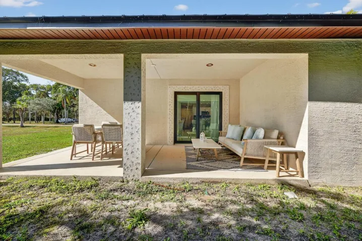 Covered Back Porch