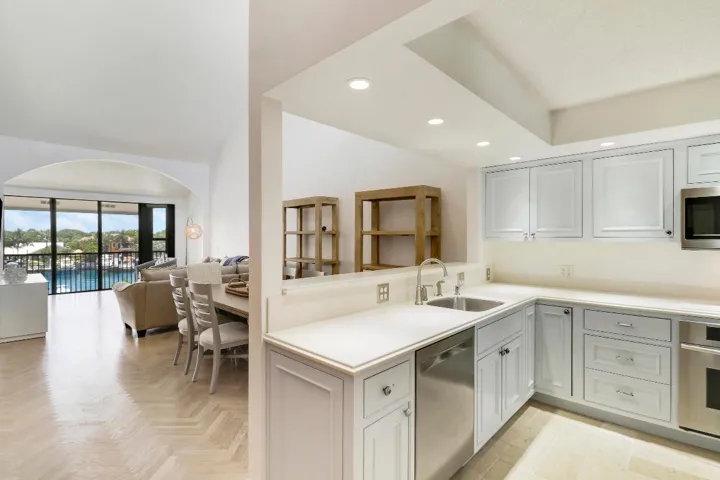 Kitchen, Dining, and Living Room
