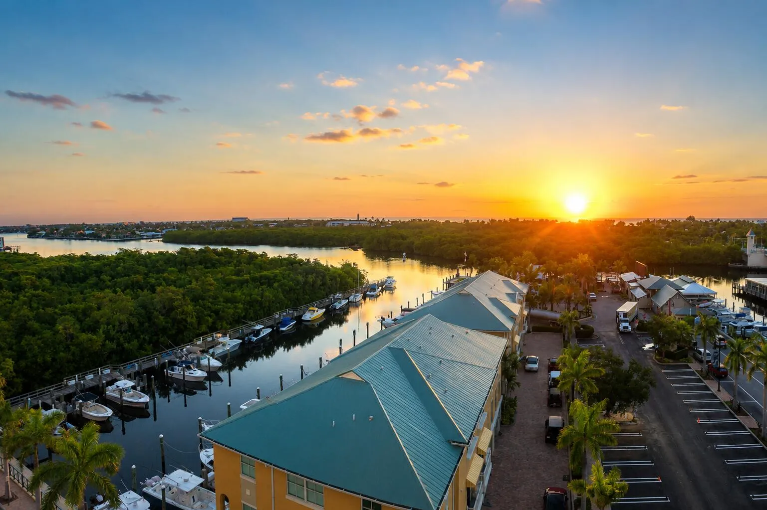 Sunrise photo from balcony
