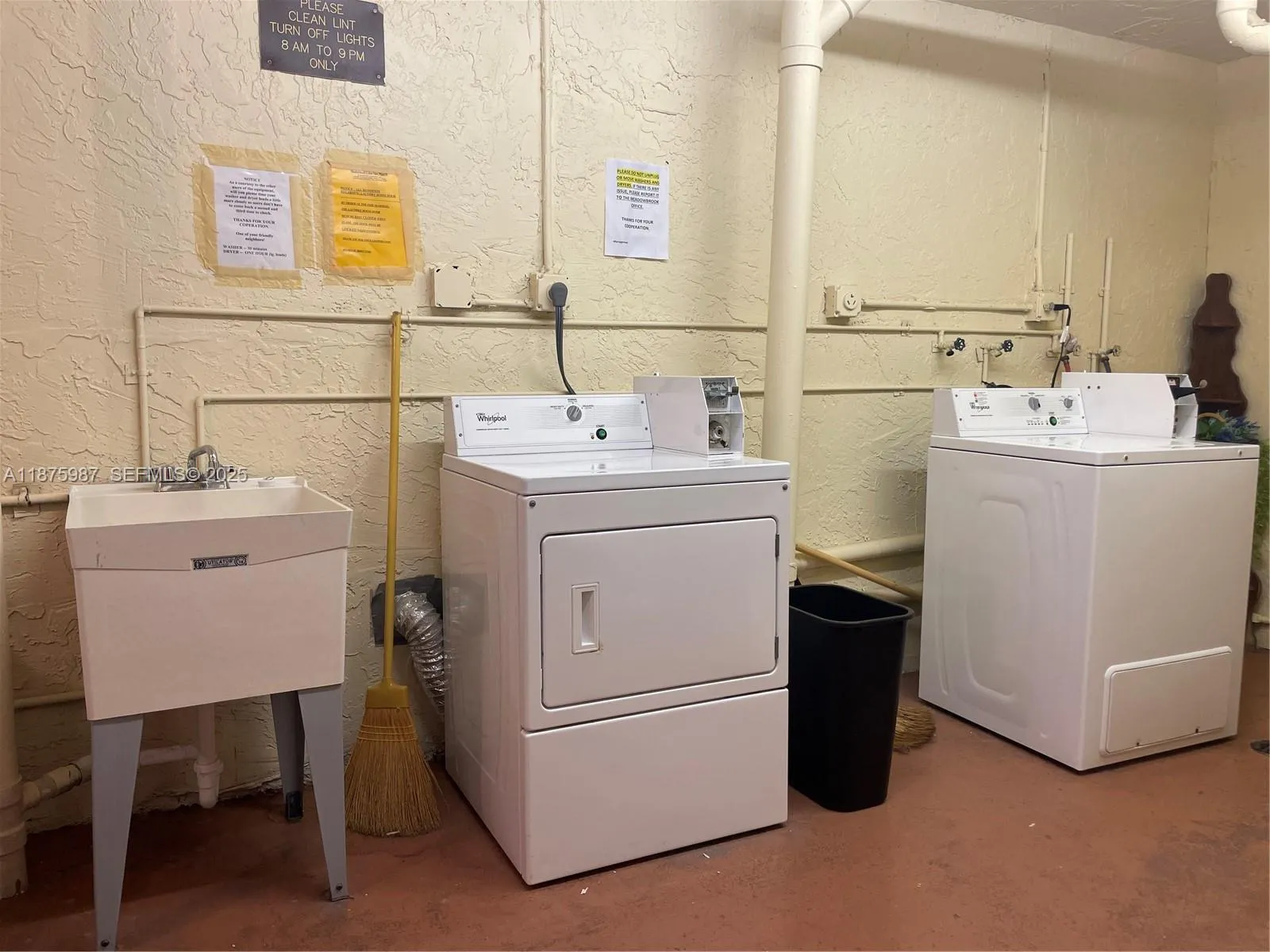 Laundry room on every floor