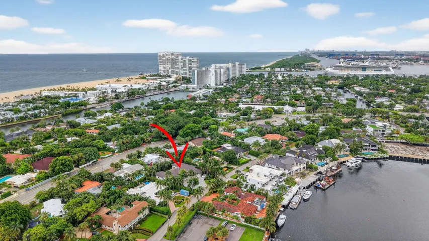 Near Fort Lauderdale's Iconic Harbor Inlet & Global Cruise Ships
