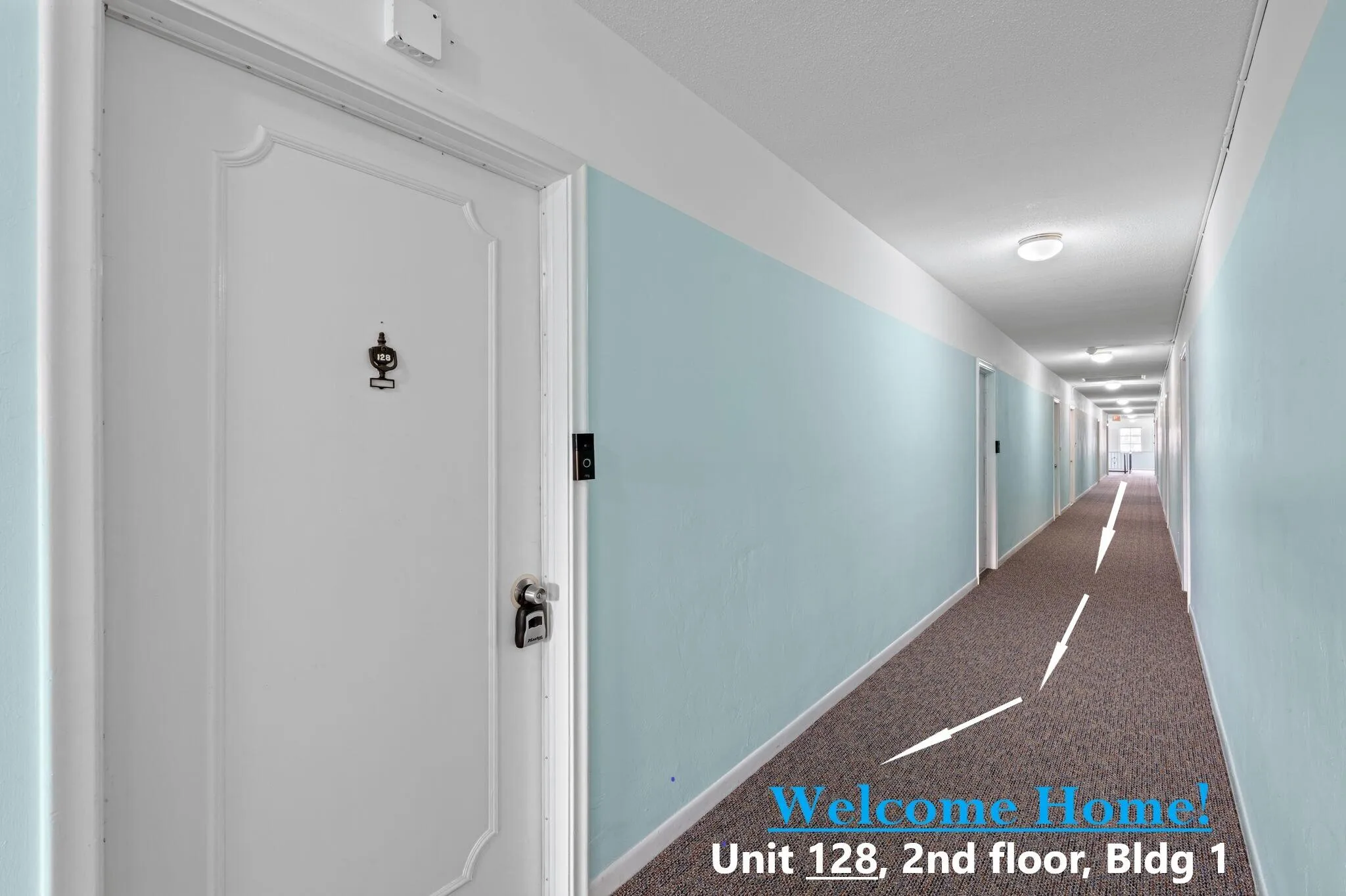Entrance 128 apartment