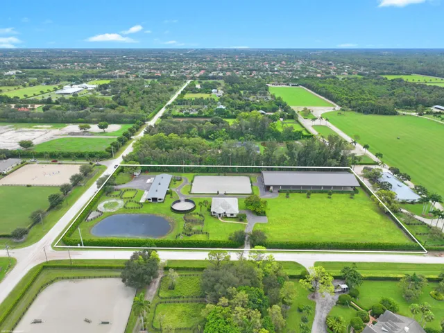 Aerial looking East
