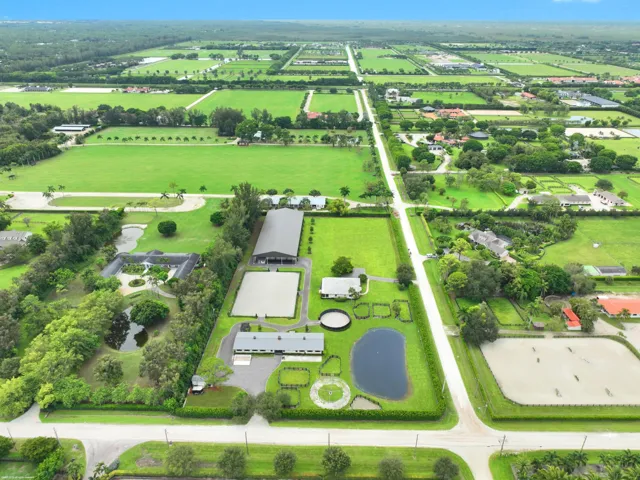 Aerial looking South