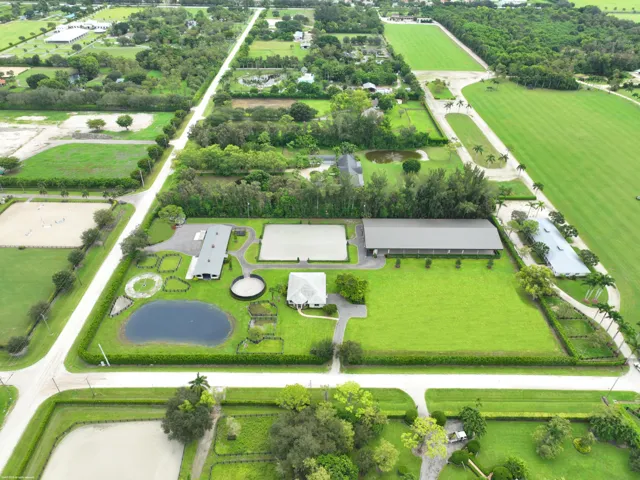 Aerial looking East