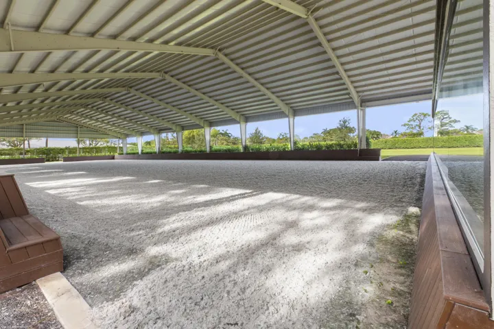 South end of covered arena