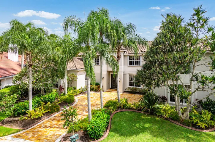 Lush landscaping