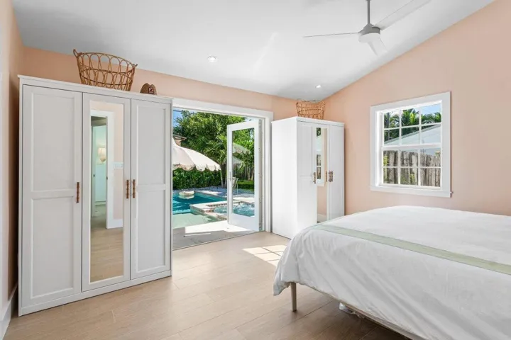 Primary Bedroom Overlooks Pool