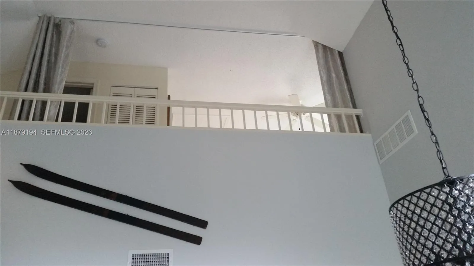 BR2 is a loft enclosed with curtains