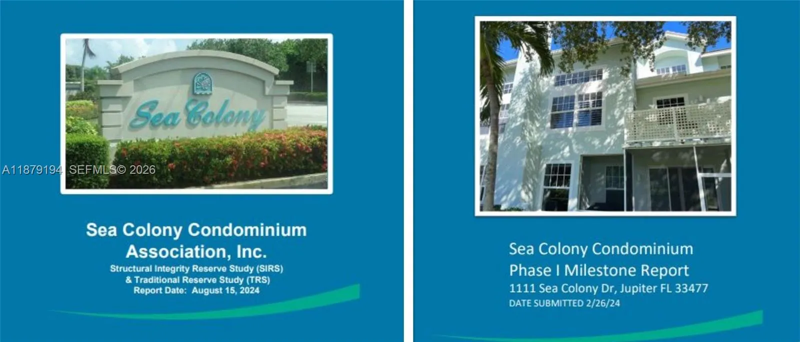 SIRS & Milestone Reports Completed
