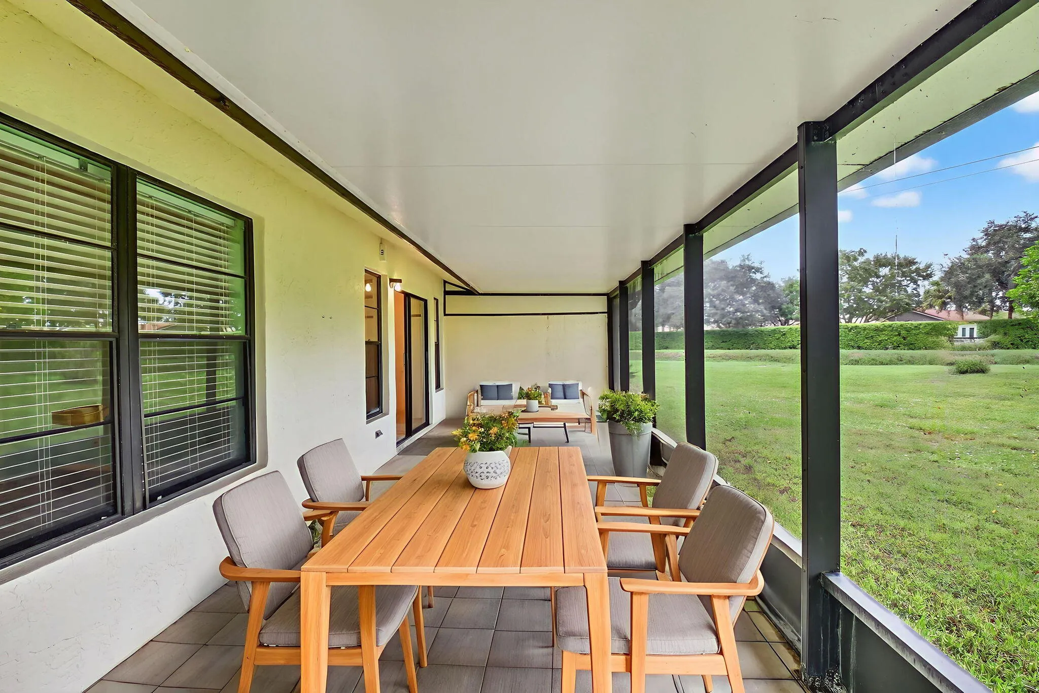 Patio Virtually Staged