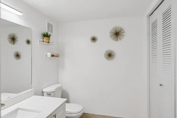 main level half bath