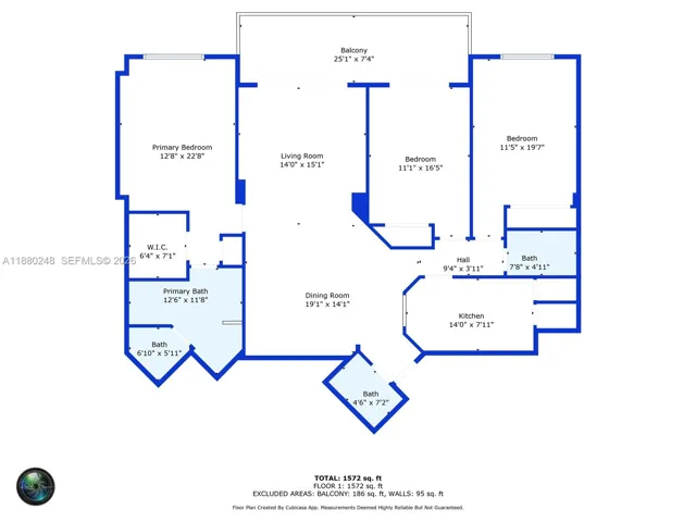 FULL 3 BEDROOMS, 2.5 BATHS