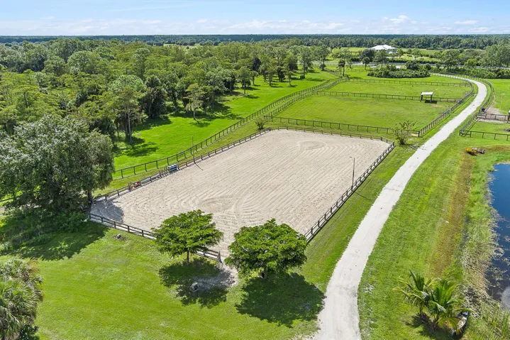 Well Lit Riding Arena