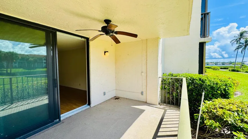 Large patio