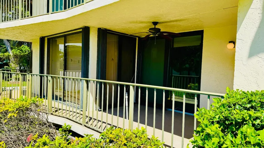 Large patio