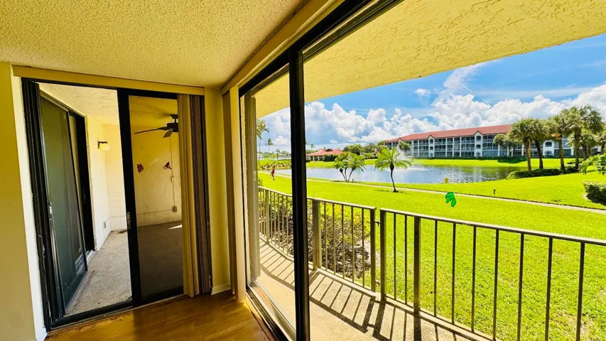 Patio entrance from living room