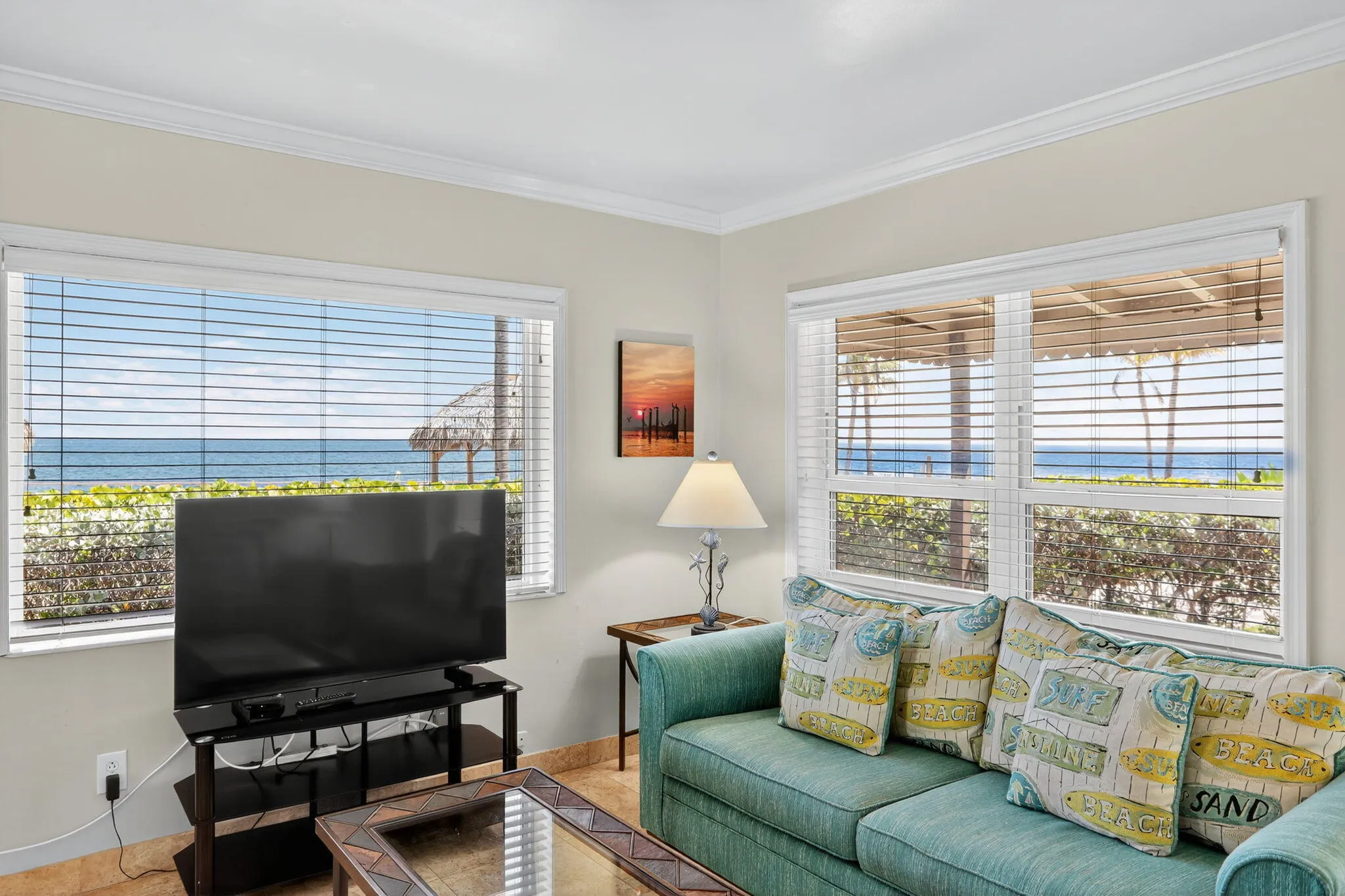 living room view