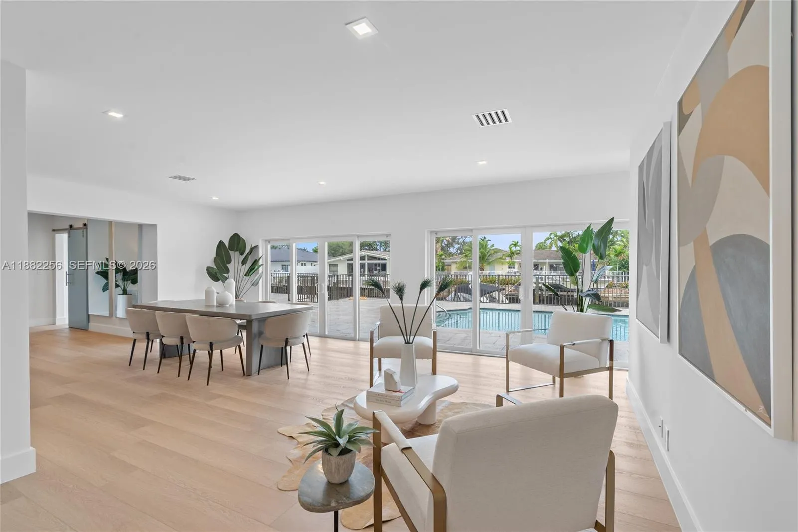 2025 extensive renovation with upgraded layout, new flooring, new kitchen, new appliances, bathrooms, 2 new ACs among other items.