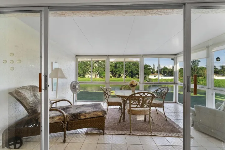 patio water view