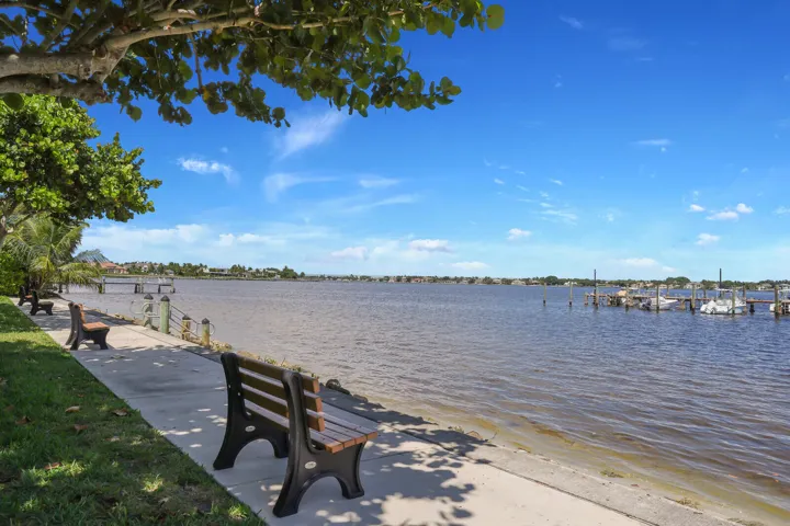 Waterfront seating