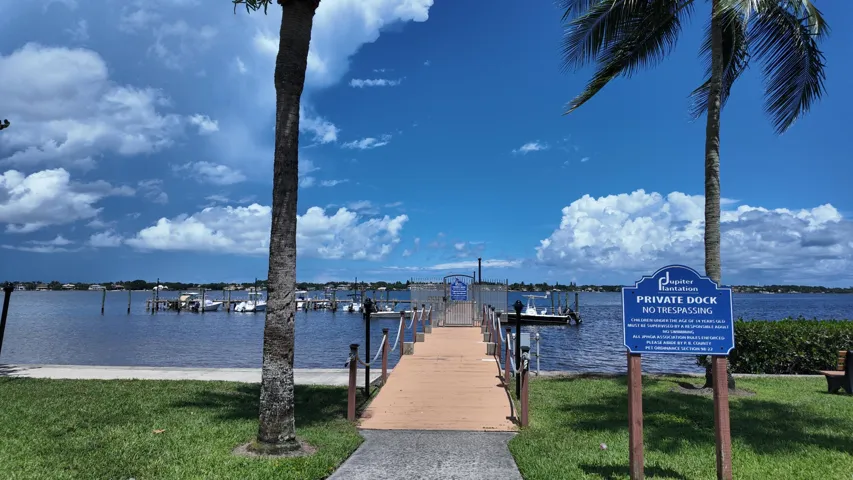 Dock entrance